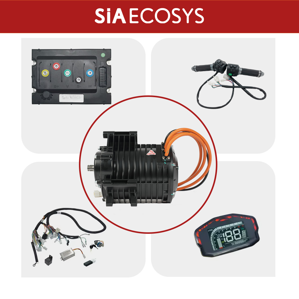 Mid Drive Motor Kit 72V 3000W - QSMOTOR QS138 3000W V3 70H middenmotorset