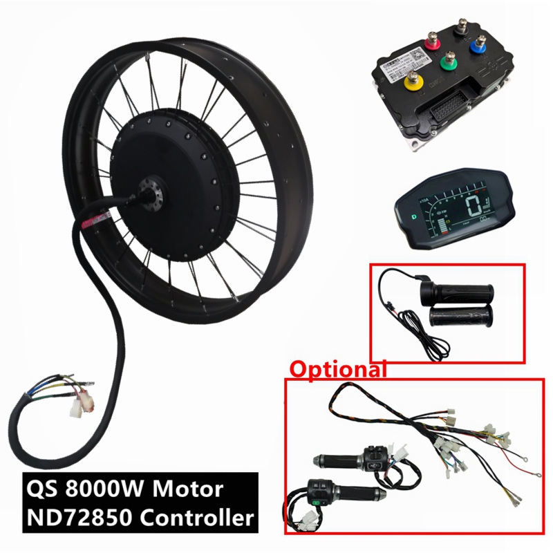 Qs273 Hub Motor 8000W 72V - NBpower/QS273 V3 72V 8000W Fat Ebike