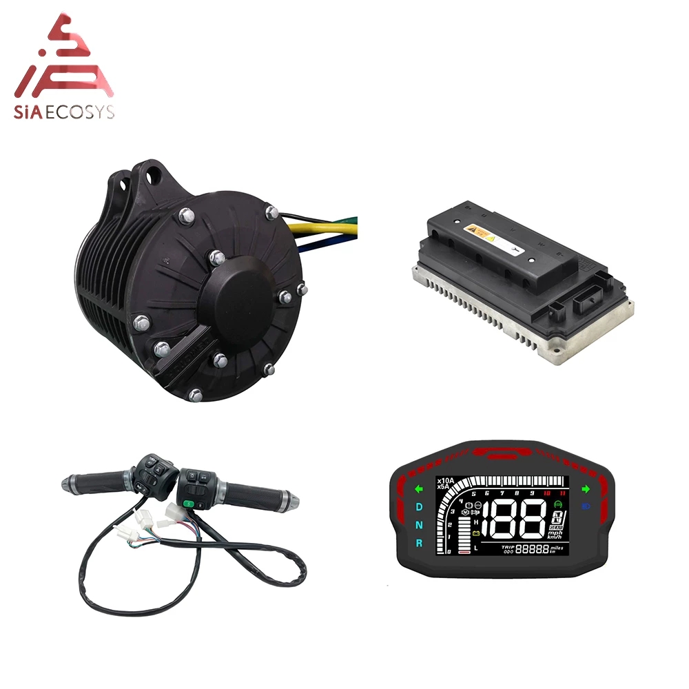 Mid Drive Motor Kit 72V 3000W - QS138 3000W V2 mid-drive motor aandrijflijn