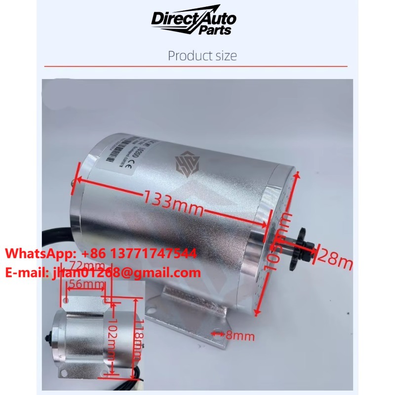 Electric Motorcycle Conversion Kit 72V - 3000W 60V/72V High Power Elektrische Motorfiets