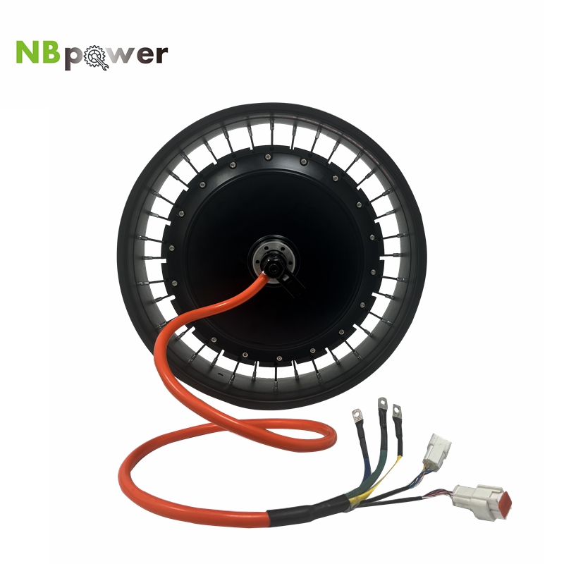 Qs273 Hub Motor 8000W 72V - NBpower/QS273 40H 20x4/24x4/26x4 nominaal 72V 4000W