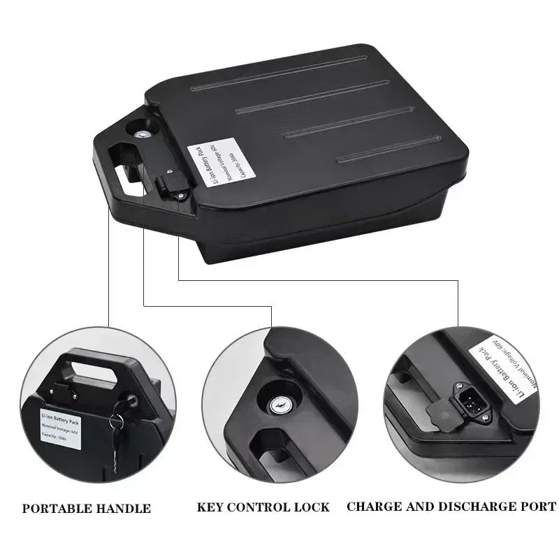 60V 20Ah-40AH2000W Elektrische - 60V 30Ah Electric Scooter Battery recensie en prijs