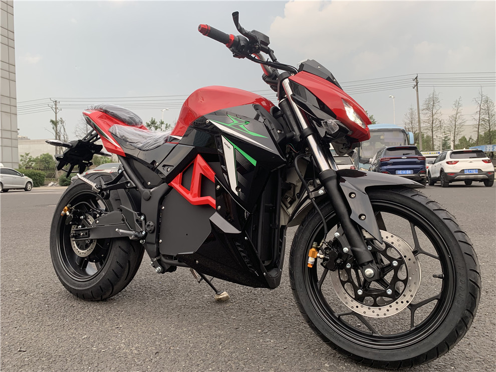 Elektrische motorfiets met zad - 72V 5000W Electric Motorcycle recensie en prijs