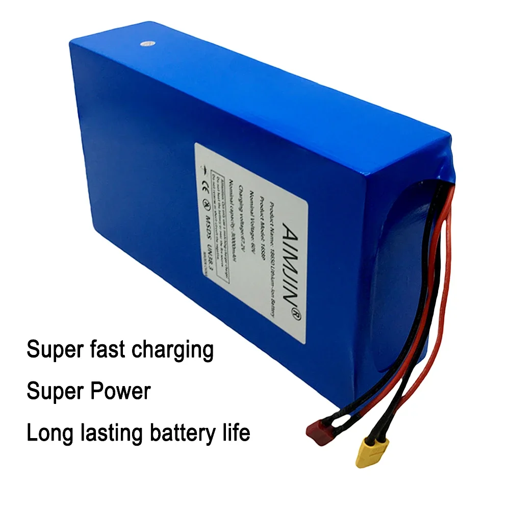 16S8p 1000-3000W Gloednieuwe L - 60V 30Ah Electric Scooter Battery recensie en prijs