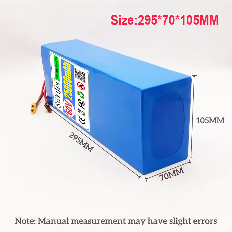 16S5P 60V batterij 25AH 18650  - 60V 30Ah Electric Scooter Battery recensie en prijs