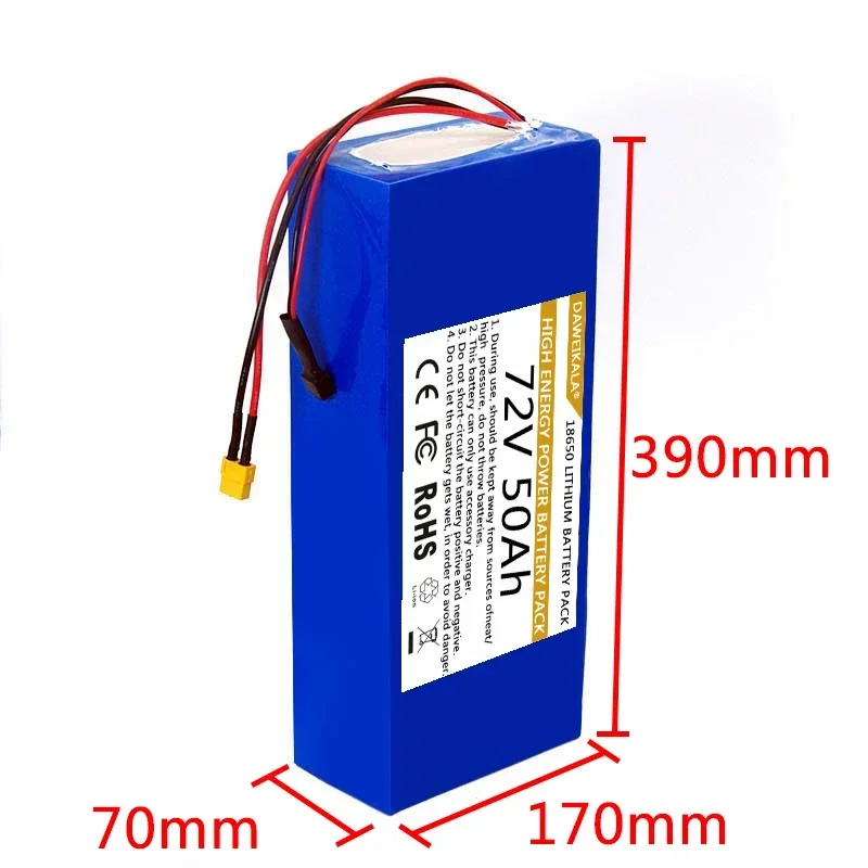 72V 18650 Batterijpakket 50Ah  - 60V 30Ah Electric Scooter Battery recensie en prijs