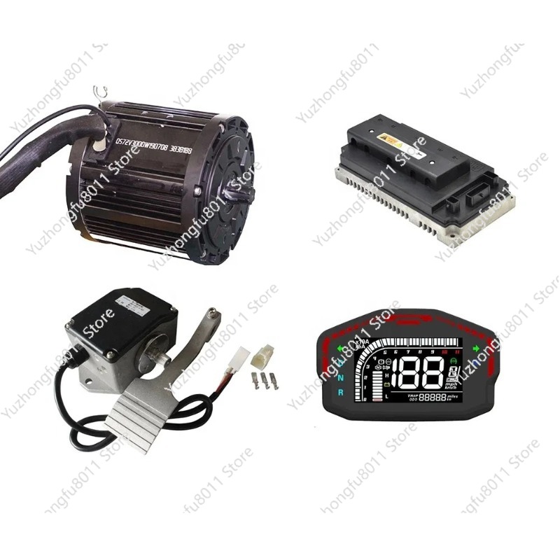 3000W Mid Drive Borstelloze DC - Mid Drive Motor Kit 72V 3000W recensie en prijs