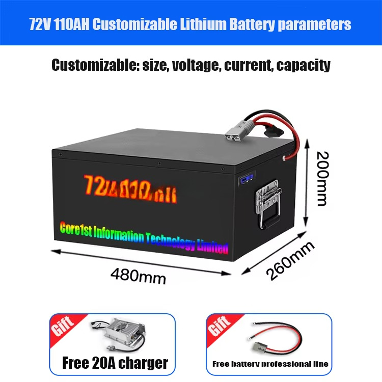 72 Volt Lifepo4 Batterijpakket - 72V 60Ah Lifepo4 Battery Pack recensie en prijs