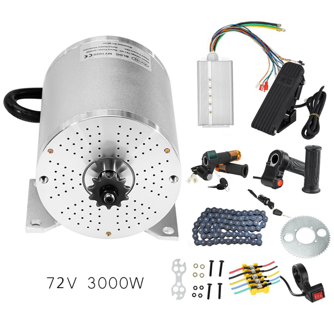 Conversie Elektrische Motorfie - Electric Motorcycle Conversion Kit 72V recensie en prijs